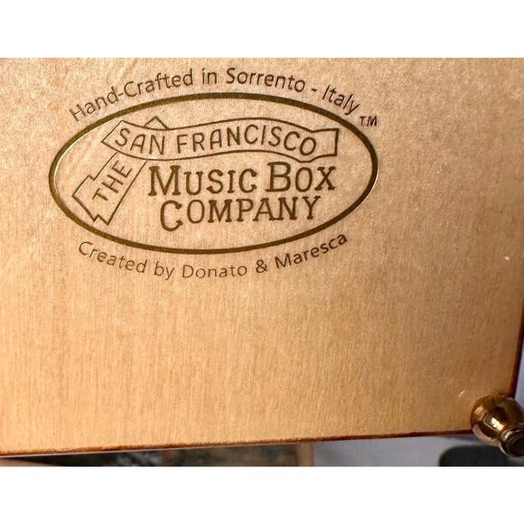 Vintage Musical Wood Box, Swiss Musical Movement, The San Francisco Music Box Co - Picture 3 of 7